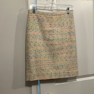 Never worn j crew size 0 tweed skirt
